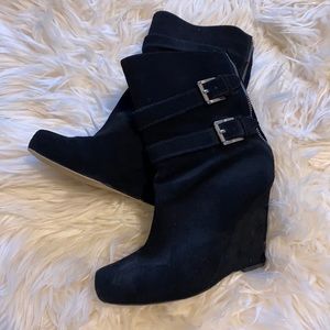 Michael Kors suede booties